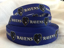 Load image into Gallery viewer, Ribbon by the Yard - Maryland - Baltimore - Ravens - Football
