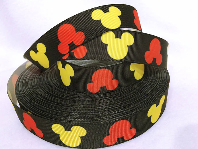 Ribbon by the Yard - Mickey Head Ribbon
