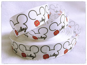 Ribbon by the Yard - Mickey Outline Ribbon