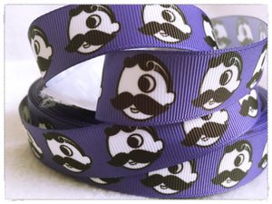 Ribbon by the Yard - Natty Boh - Purple - Baltimore