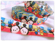 Load image into Gallery viewer, Ribbon by the Yard - Tsum Tsum Ribbon - Mickey and Minnie
