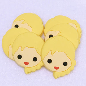 Set of 2 - PVC Resin - Rapunzel - Long Haired Princess