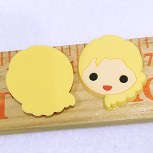 Set of 2 - PVC Resin - Rapunzel - Long Haired Princess