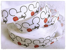 Load image into Gallery viewer, Ribbon by the Yard - Mickey Outline Ribbon

