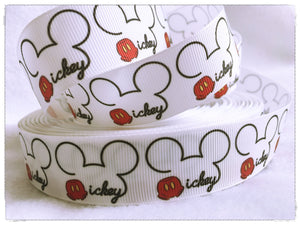 Ribbon by the Yard - Mickey Outline Ribbon
