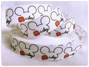 Ribbon by the Yard - Mickey Outline Ribbon