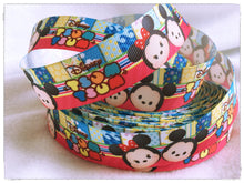 Load image into Gallery viewer, Ribbon by the Yard - Tsum Tsum Ribbon - Mickey and Minnie
