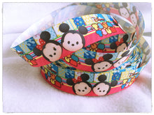 Load image into Gallery viewer, Ribbon by the Yard - Tsum Tsum Ribbon - Mickey and Minnie
