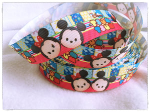 Ribbon by the Yard - Tsum Tsum Ribbon - Mickey and Minnie