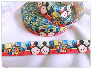 Ribbon by the Yard - Tsum Tsum Ribbon - Mickey and Minnie