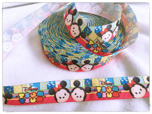 Ribbon by the Yard - Tsum Tsum Ribbon - Mickey and Minnie