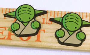 Set of 2 - PVC Resin - SW - Yoda - Jedi Master