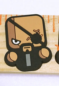 Set of 2 - PVC Resin - Nick Fury - Avengers