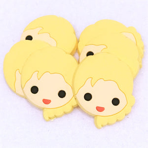 Set of 2 - PVC Resin - Rapunzel - Long Haired Princess