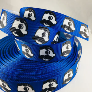 Ribbon by the Yard - Natty Boh - Blue - Baltimore
