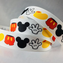 Load image into Gallery viewer, Ribbon by the Yard - Mickey Parts - Gloves - Shoes - Pants
