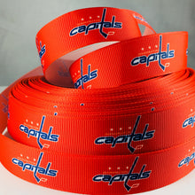 Load image into Gallery viewer, Ribbon by the Yard - Washington Capitals Ribbon
