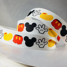 Load image into Gallery viewer, Ribbon by the Yard - Mickey Parts - Gloves - Shoes - Pants
