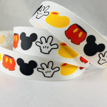 Load image into Gallery viewer, Ribbon by the Yard - Mickey Parts - Gloves - Shoes - Pants
