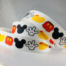 Load image into Gallery viewer, Ribbon by the Yard - Mickey Parts - Gloves - Shoes - Pants
