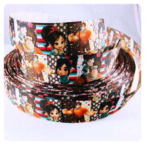 Ribbon by the Yard - Wreck It Ralph - Vanelope Ribbon