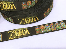 Load image into Gallery viewer, Ribbon by the Yard - 7/8&quot; - Zelda - Link - Video Games
