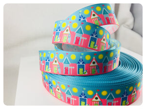 Ribbon by the Yard - Summer Colorful Beach Cottages