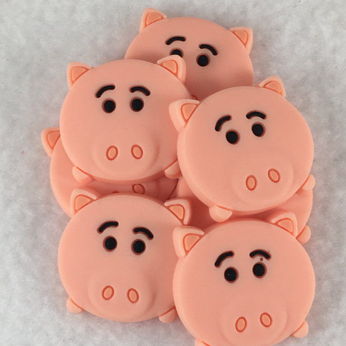 Set of 2 - PVC Resin - Toy Story - Hamm - Pig