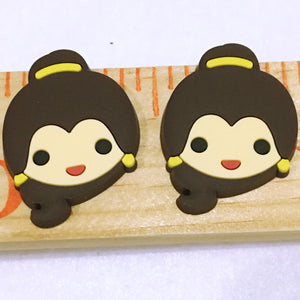Set of 2 - PVC Resin - Belle - Beauty - Princess