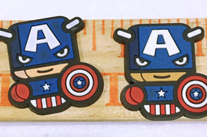 Set of 2 - PVC Resin - Captain America - Avengers