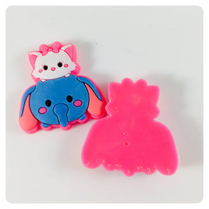 Set of 2 - PVC Resin - Dumbo with Marie