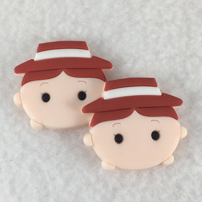 Set of 2 - PVC Resin - Toy Story - Jessie - Cowgirl