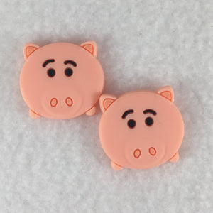 Set of 2 - PVC Resin - Toy Story - Hamm - Pig