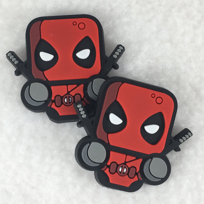 Set of 2 - PVC Resin - Deadpool - Merc with the Mouth