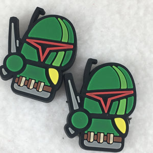 Set of 2 - PVC Resin - SW- Boba Fett - Bounty Hunter