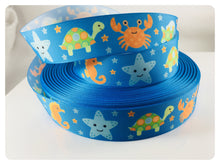 Load image into Gallery viewer, Ribbon by the Yard - Ocean Animals Ribbon
