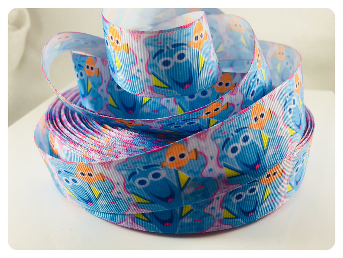 Ribbon by the Yard - Finding Dory - Nemo Ribbon