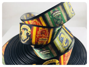 Ribbon by the Yard - HP - Wizard School - School Logos