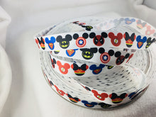 Load image into Gallery viewer, Ribbon by the Yard - Mickey Heads Superheros
