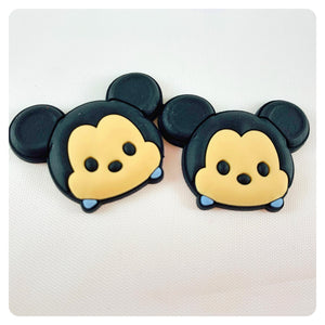 Set of 2 - PVC Resin - Mr. Mouse