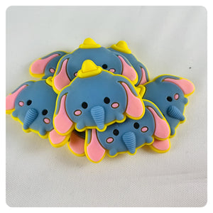 Set of 2 - PVC Resin - Dumbo - Flying Elephant