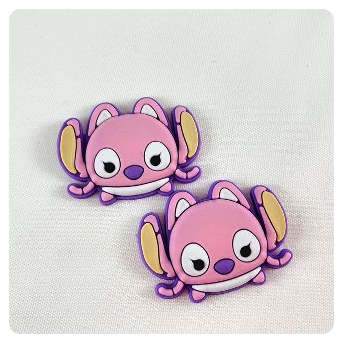 Set of 2 - PVC Resin - Angel - Stitch
