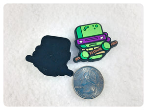 Set of 2 - PVC Resin - TMNT - Turtle - Donatello v1