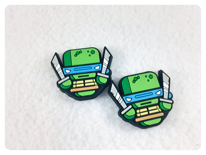 Set of 2 - PVC Resin - TMNT - Turtle - Leonardo v1