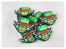 Load image into Gallery viewer, Set of 2 - PVC Resin - TMNT - Turtle - Raphael v1
