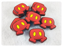 Load image into Gallery viewer, Set of 2 - PVC Resin - Mr. Mouse - Red Pants
