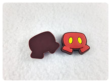 Load image into Gallery viewer, Set of 2 - PVC Resin - Mr. Mouse - Red Pants
