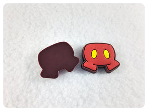 Set of 2 - PVC Resin - Mr. Mouse - Red Pants