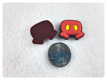 Load image into Gallery viewer, Set of 2 - PVC Resin - Mr. Mouse - Red Pants
