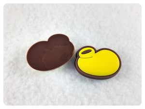 Set of 2 - PVC Resin - Mr. Mouse - Yellow Shoes